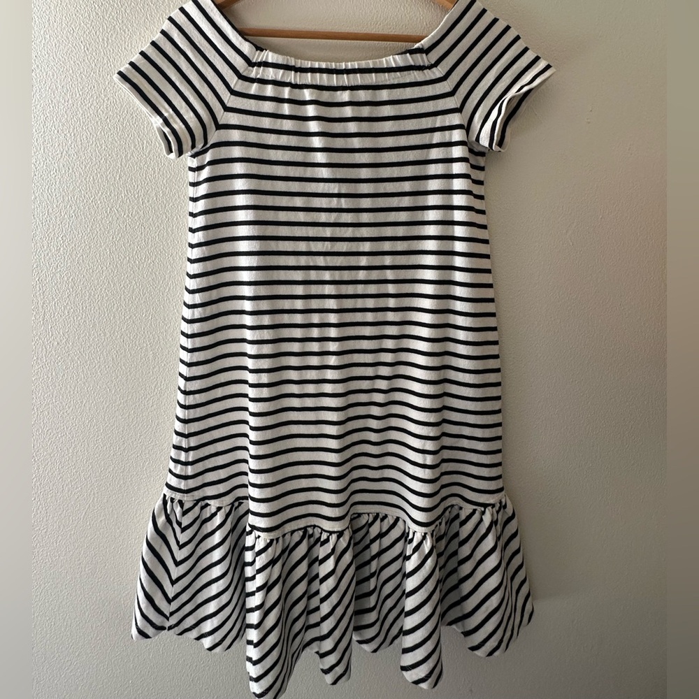 Hatch Black and White Striped Dress